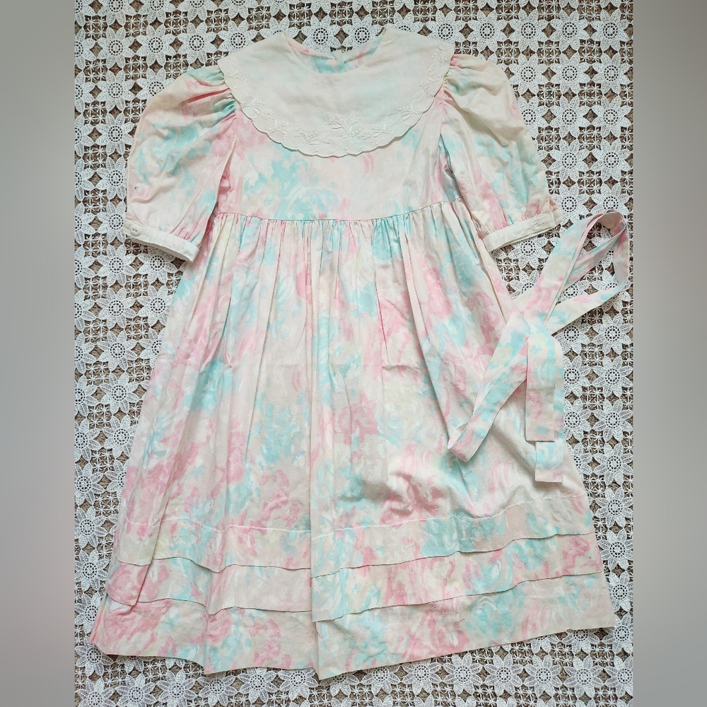 Cary San Francisco vintage watercolor flower dress